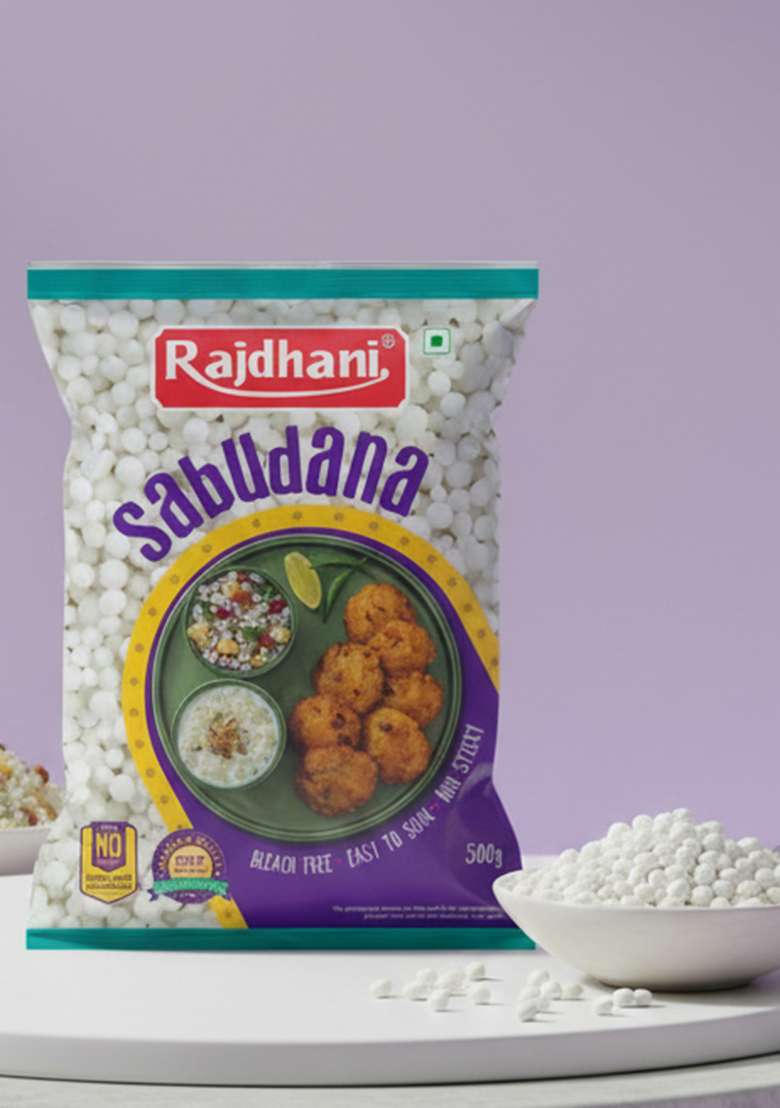 Rajdhani Organic Sabudana (500 Grams) | Sago - Indya