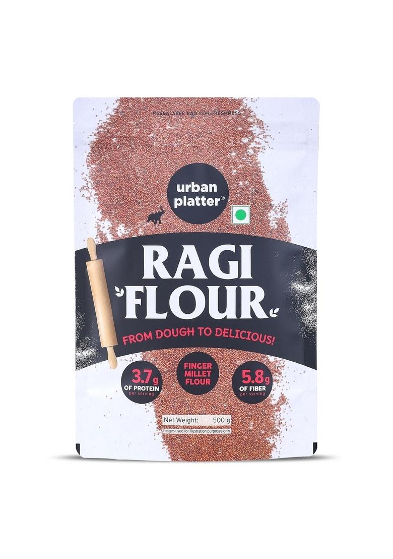 Urban Platter Ragi Flour, 500G (Finger Millet/Nachni Atta | Iron & Calcium-Rich)