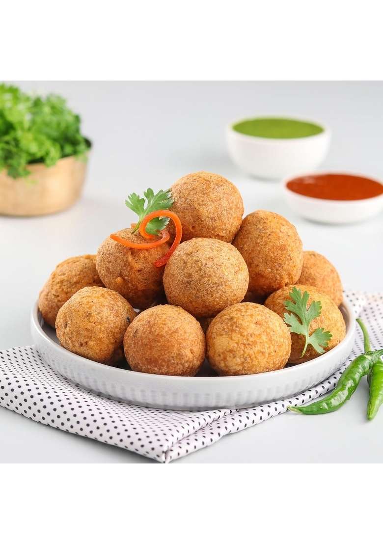 Talod Instant Mix Gota (Pack Of 2 * 400 G) | 100% Vegetarian, Wheat Gluten Free, Vegan Friendly, No Preservative, Artificial Flavours, Colors, Msg - Indya
