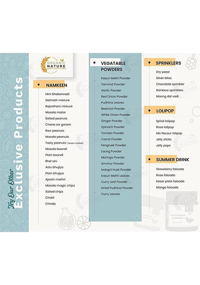 Organic Nature Raw Barley Seeds Jau Grain 250 Grams (Pack Of 1 Grams) Jar Pack