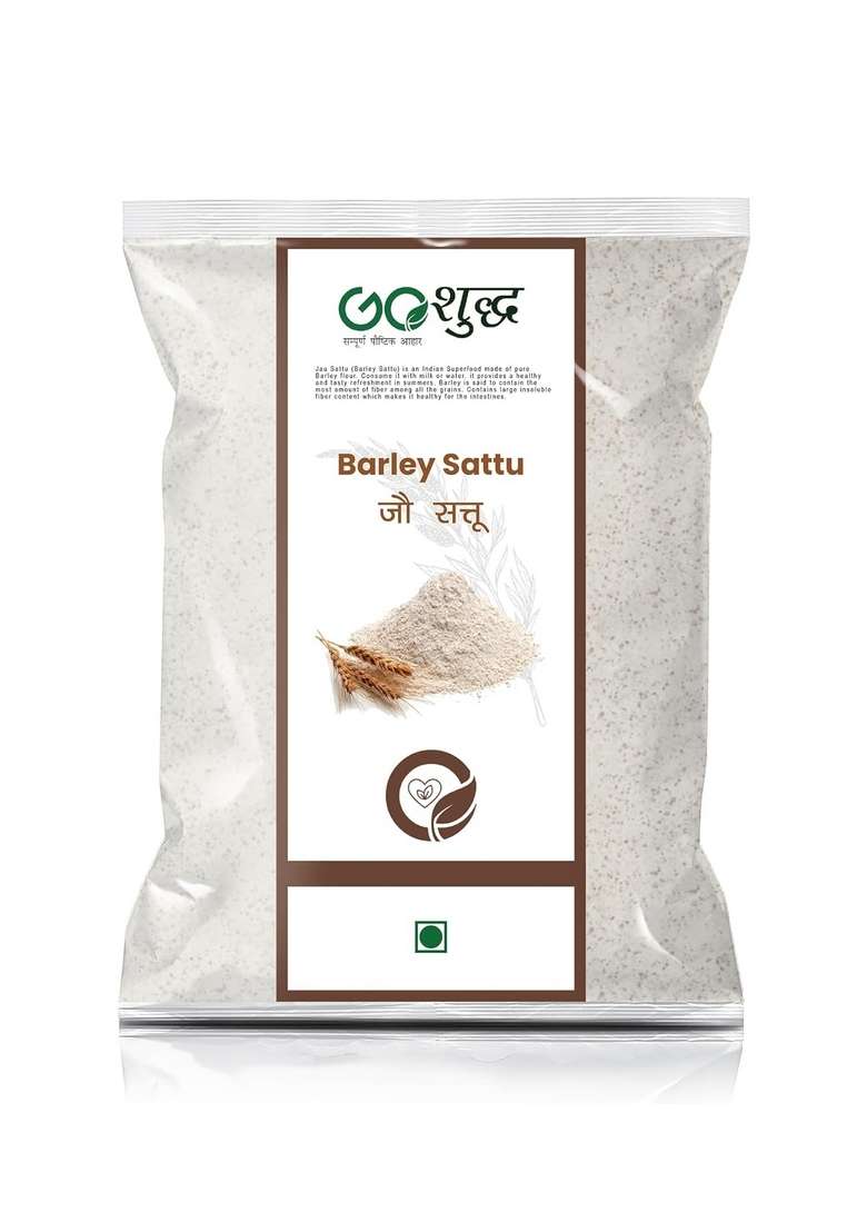 Goshudh Jau Sattu Barley Organic Healthy Grain (1Kg_Pack Of 1) - Indya
