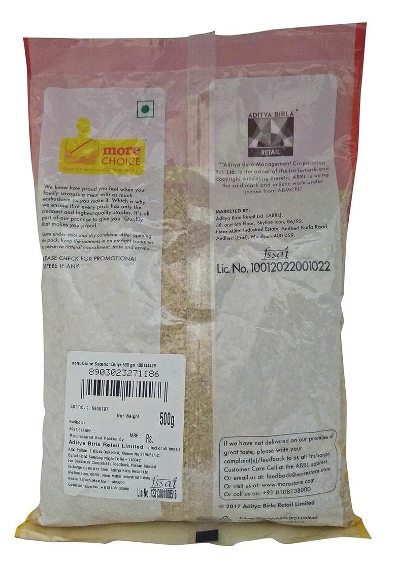 More Choice Superior Daliya, 500G Pouch