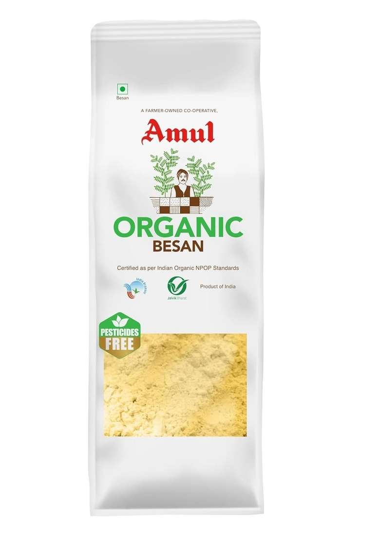 Amul Organic Besan, 500 G - Indya