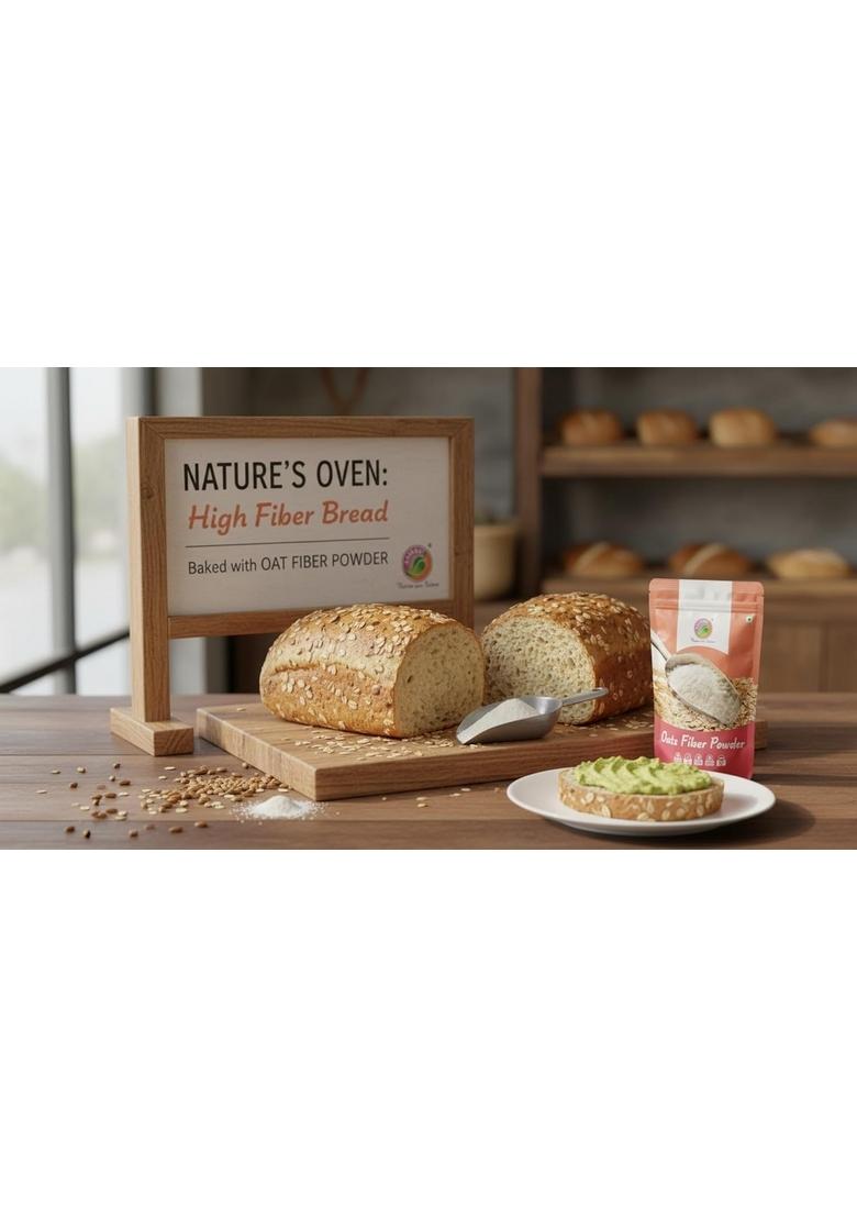 Saipro Nature Our Future Oat Fiber Powder 200 Gm For Low-Carb Baking| Smoothies|For Baking|Oats Smoothies|No Bloating, No Constipation Acidity Relief, Added 4.4 G Intake & Ease Of Digestion, Natural, Additives, Preservatives