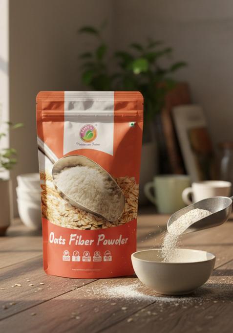 Saipro Nature Our Future Oat Fiber Powder 200 Gm For Low-Carb Baking| Smoothies|For Baking|Oats Smoothies|No Bloating, No Constipation Acidity Relief, Added 4.4 G Intake & Ease Of Digestion, Natural, Additives, Preservatives