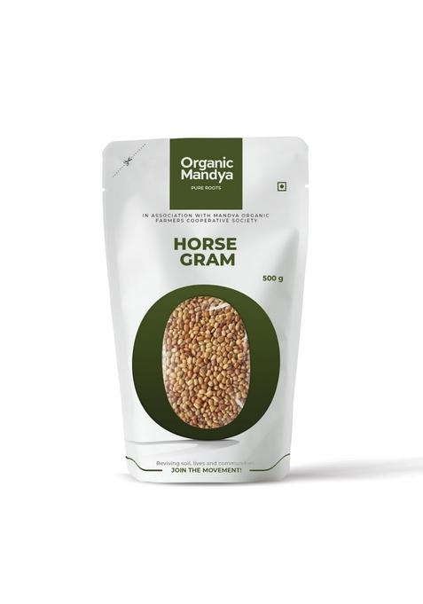 Organic Mandya Horse Gram 500 Gm| Kollu | Vulavalu Hurali Kalu Kulthi Beans Paruppu Gahat