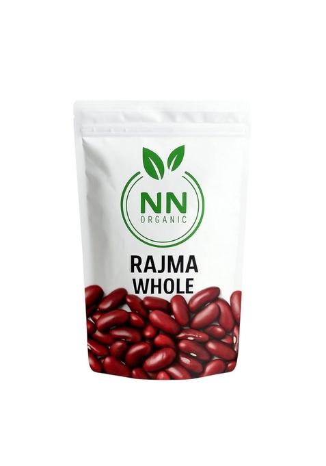 Nnorganic Rajma Chitra 1Kg | Red Kidney Beans Pack Of Common Bean