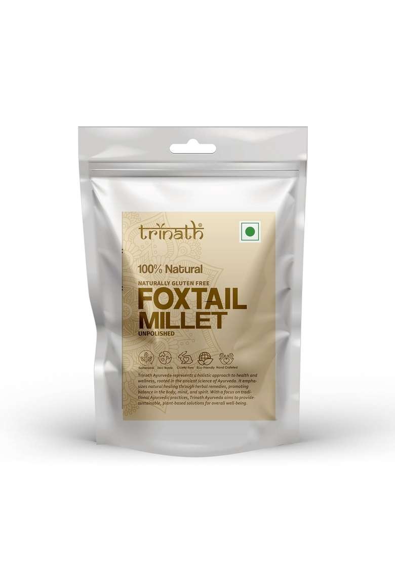 Trinath Foxtail Millet 500G | Organic Unpolished Gluten-Free Superfood High Fiber & Low Gi Grain - Indya