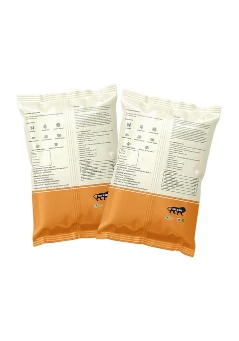 The Very Grain Everyday 0% Wheat Flour No Low Gi Contains Barley, Jowar, Ragi, Bajra Millets & Green Lentils Makes Fluffy Chapatis Boost Digestion | Diabetic Friendly Atta Pack Of 2 (400 Grams Each)