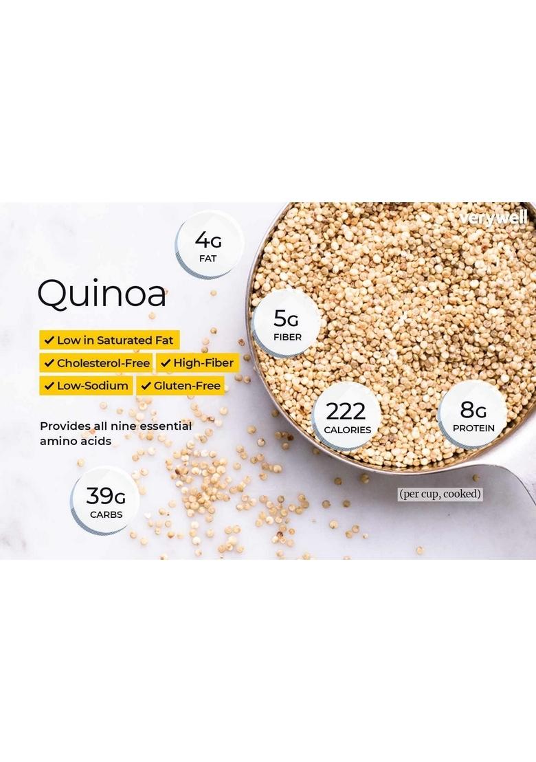 Nuts About You Quinoa Seeds, 1 Kg | Kinoa Raw Premium 100% Natural| Diet Food