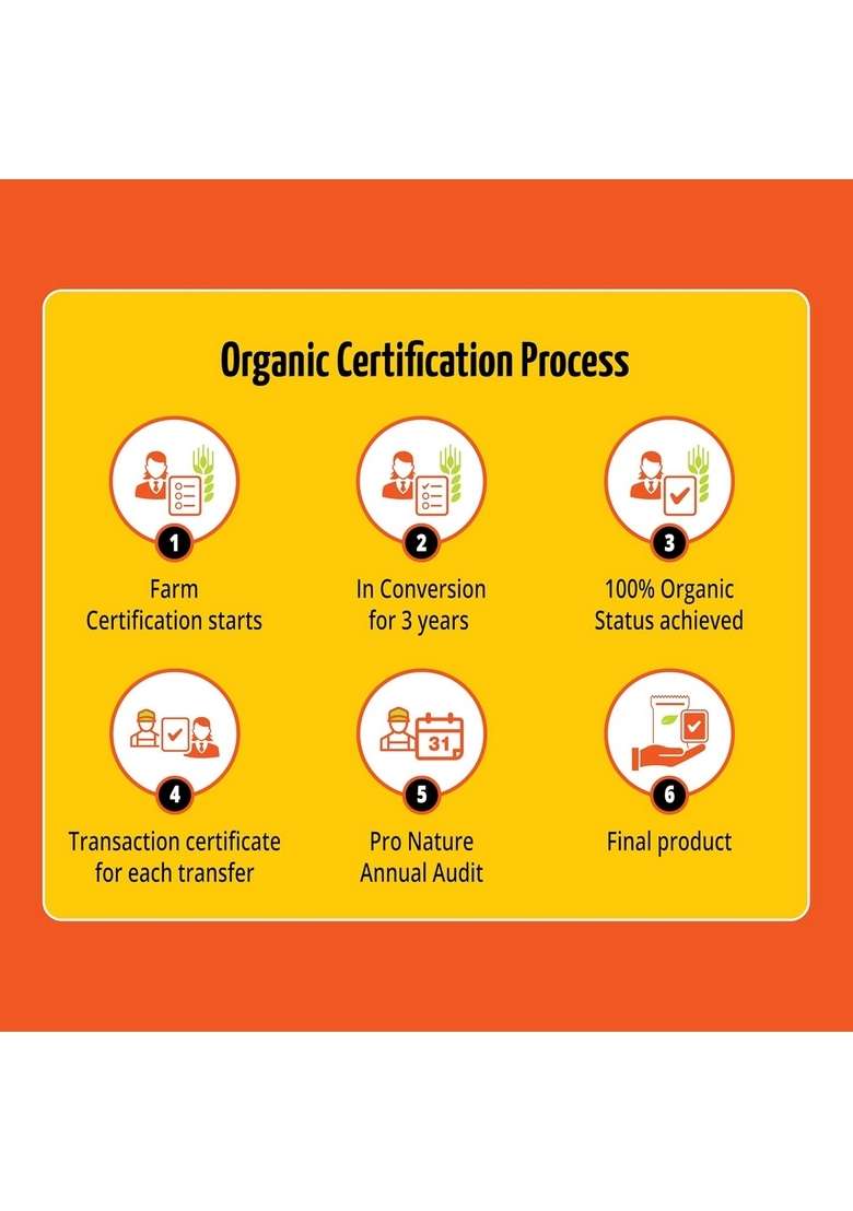 Pro Nature 100% Organic Kabuli Channa, 1Kg - Indya