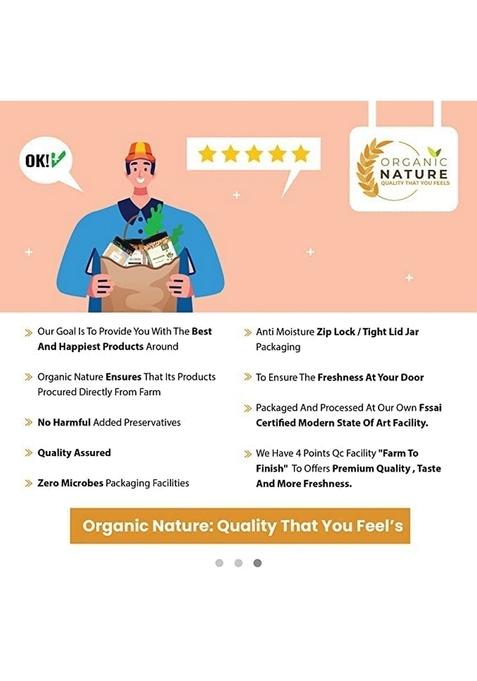 Organic Nature Raw Barley Seeds (Jau) (900 Gram)