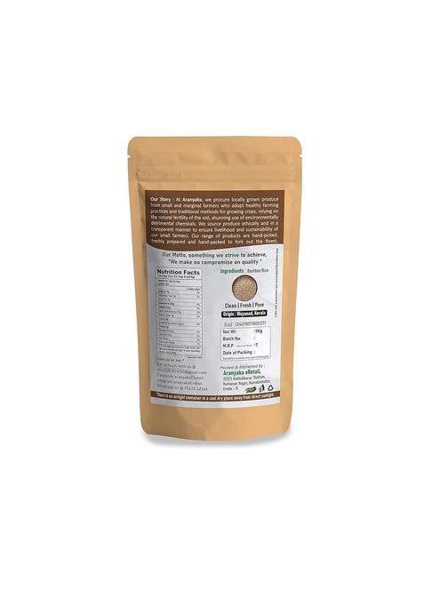 Aranyaka Kerala Wayanad Forest Wild Bamboo Rice (1000G) | Mulayari Brown Small Grain, Raw |Unpolished 1 Kg [From The Forests Of Kerala]
