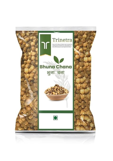 Trinetra Bhuna Chana (Roasted Gram) | Crunchy & Protein Rich For Healthy Snacking 1Kg