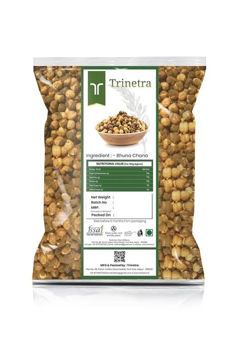 Trinetra Bhuna Chana (Roasted Gram) | Crunchy & Protein Rich For Healthy Snacking 1Kg