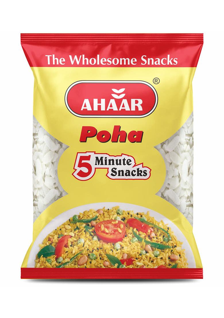 Ahaar Poha 500G | Chidwa | High-Fibre Rice Flakes Avalakki