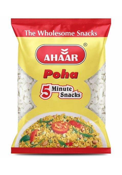 Ahaar Poha 500G | Chidwa | High-Fibre Rice Flakes Avalakki