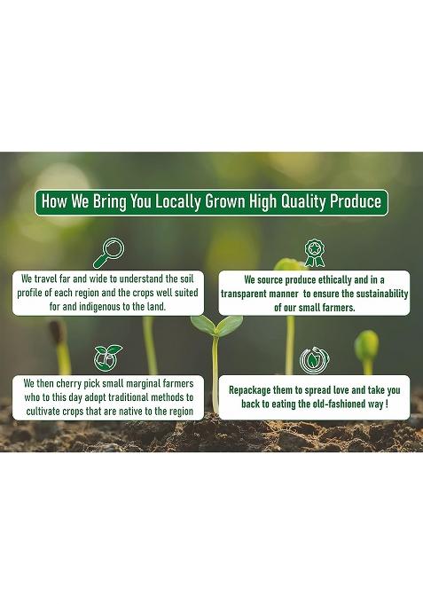 Aranyaka Red Rice | Kerala Rakthashali Raw Rice 1Kg | (Small Grain, Unpolished, Raw) | Low Glycemic Index | Source Of Iron & Minerals | Traditional Heritage Rice | Gluten-Free|1 Kg In Total