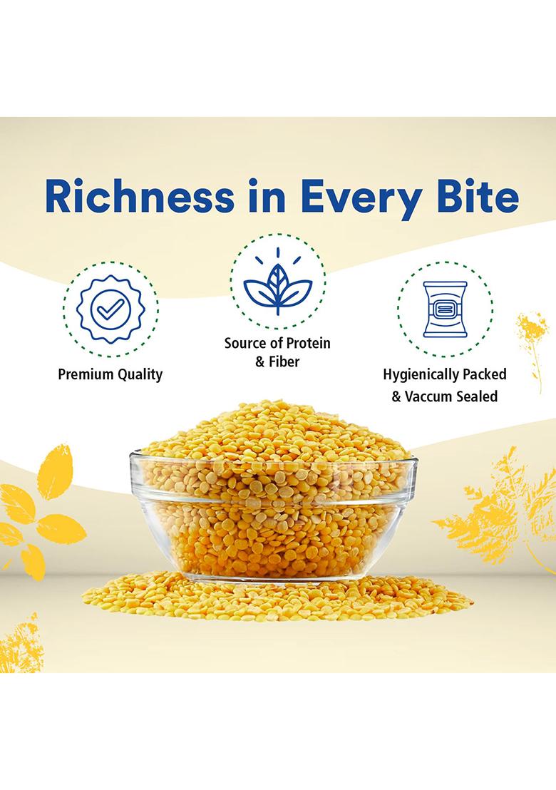 Organic Wellness White Matar Dal Split 450 Gram Pack