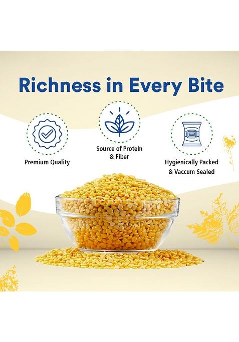 Organic Wellness White Matar Dal Split 450 Gram Pack