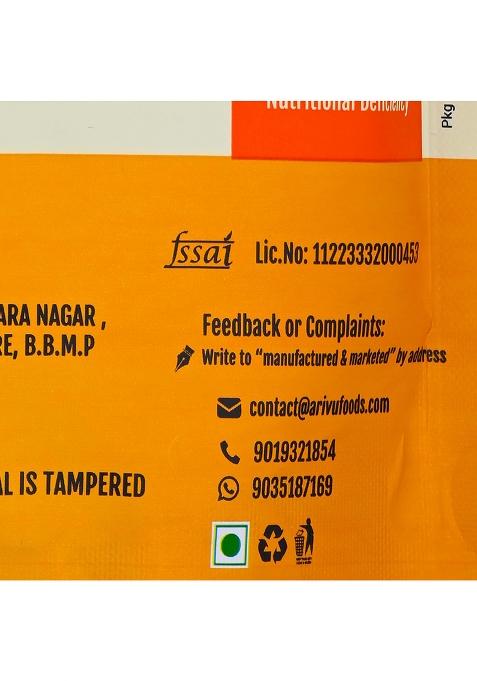 Arivu Foods Multi Seed Atta – Whole Ground Flax, Sunflower, Melon & Pumpkin Seeds – High-Fiber, Protein-Rich Diet Flour – 1Kg