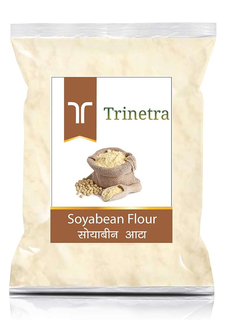 Trinetra Soyabean Atta | High Protein Flour For Daily Cooking & Fitness Meals | 1Kg - Indya