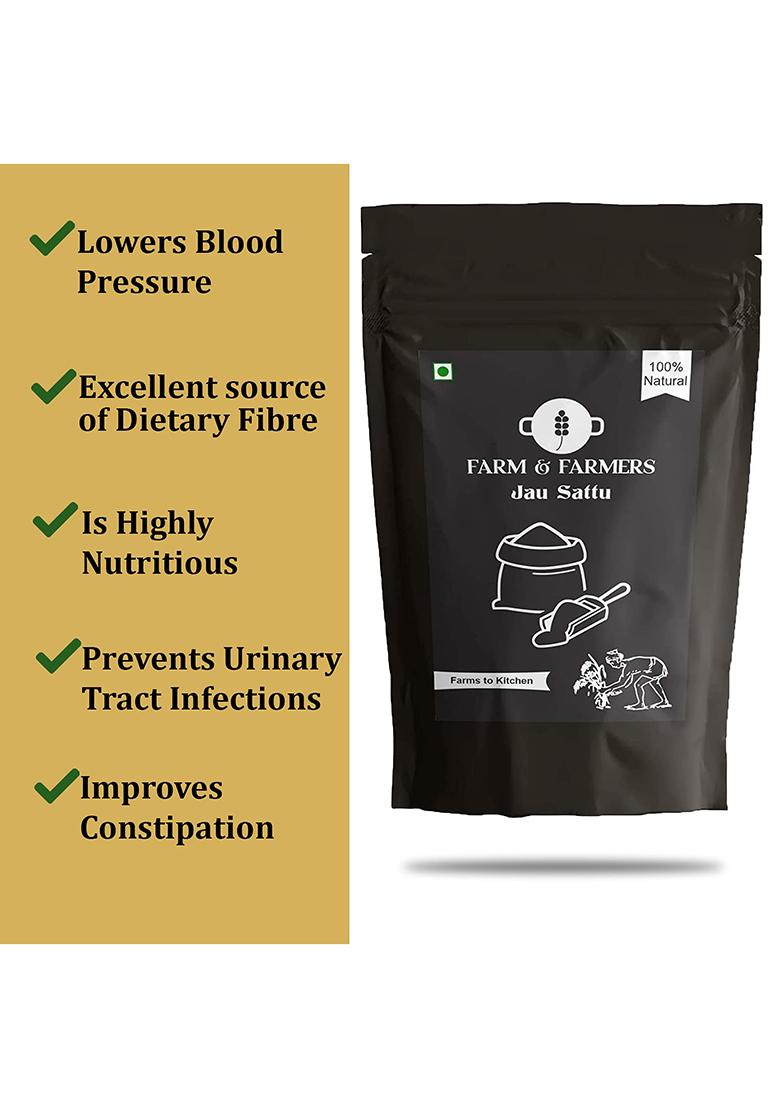 Farm & Farmers Organic Jau Sattu Flour 700Gm