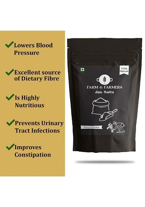 Farm & Farmers Organic Jau Sattu Flour 700Gm