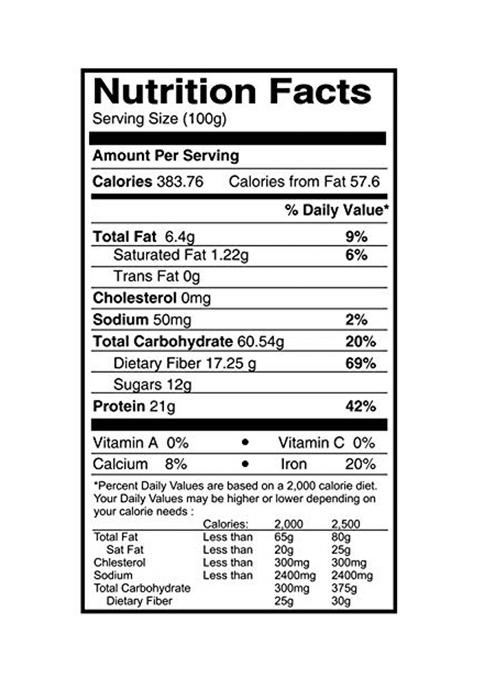 Dr. Rbl'S Roasted Chana (Without Skin) | Roasted Chickpeas/Bhuna Chana | High Protein, Low Fat, Fiber-Rich Snack