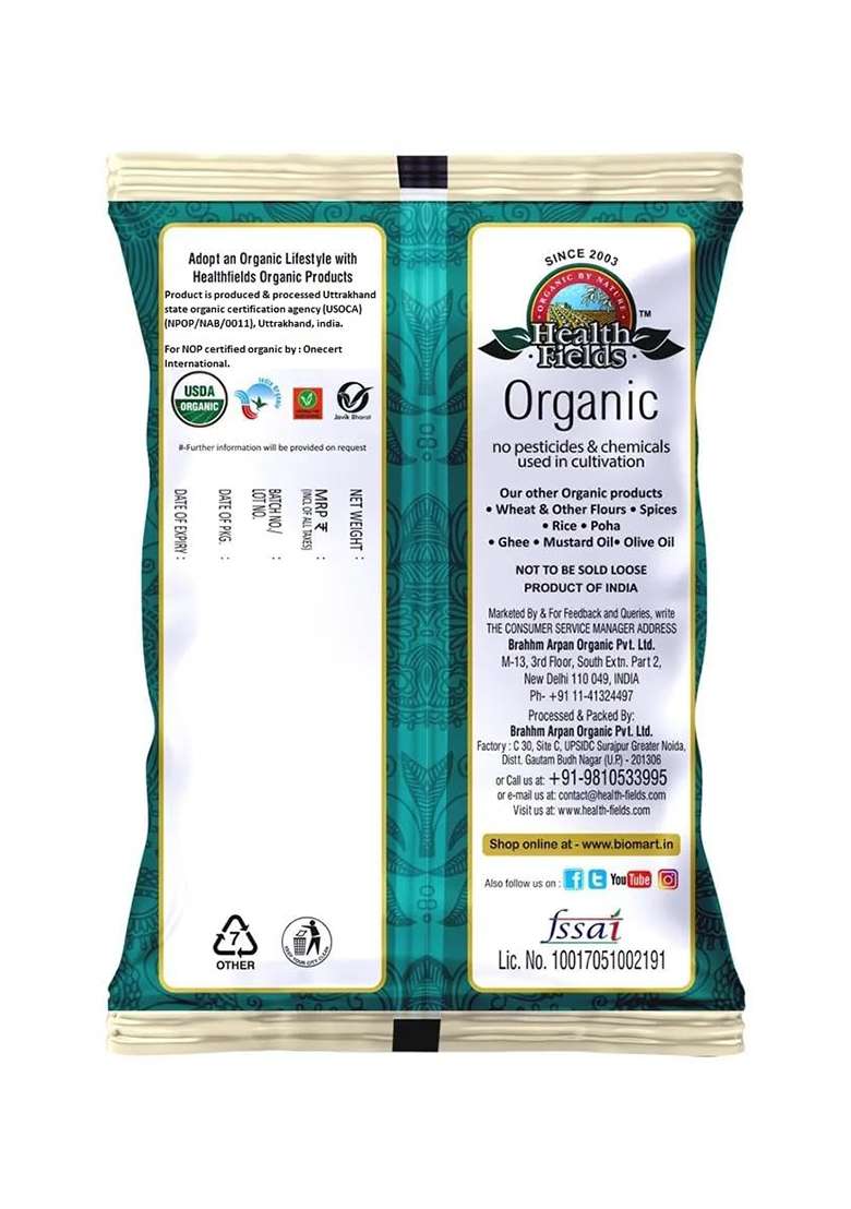 Health Fields Organic Mix Dal - 1Kg, Mixture Of Arhar, Urad, Masoor And Chana Dal - Indya