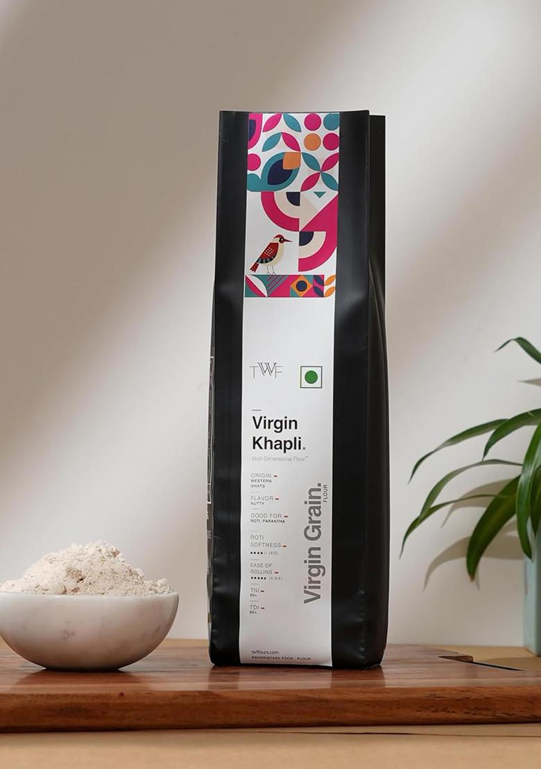 Twf Virgin Khapli Wheat Flour | 2 Kg | Stone Ground | Emmer Atta | Diabetic-Friendly | High Fiber & Protein | No Blending