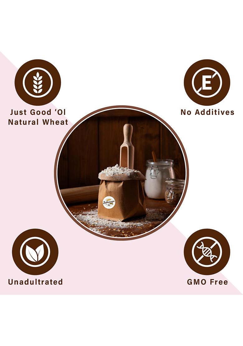 Bakescape Premium Cake Flour (1 Kg) | Unbleached, Low Protein | Perfect For Waffles, Cinnamon Rolls & Fluffy Cakes