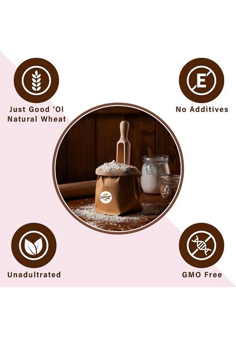 Bakescape Premium Cake Flour (1 Kg) | Unbleached, Low Protein | Perfect For Waffles, Cinnamon Rolls & Fluffy Cakes