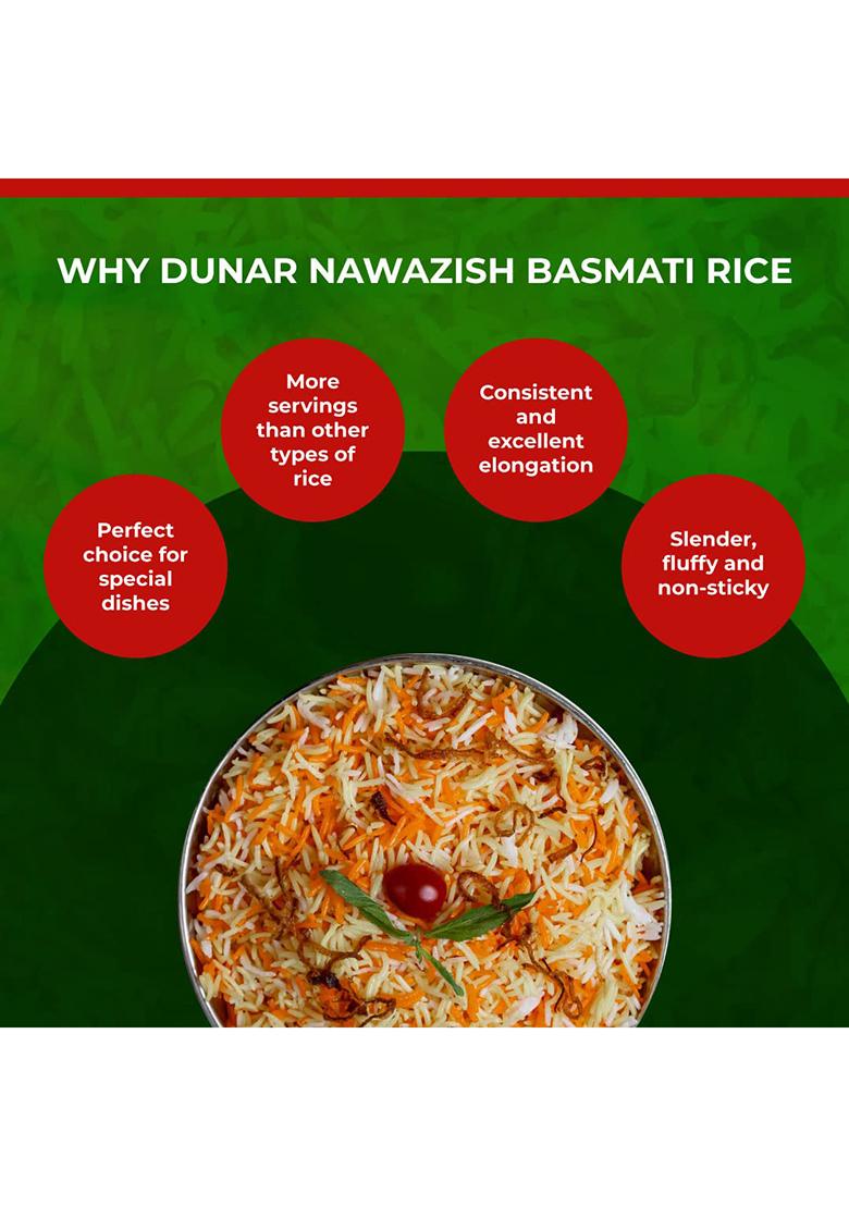 Dunar Nawazish | Extra Long Grain Basmati Rice | 10Kg