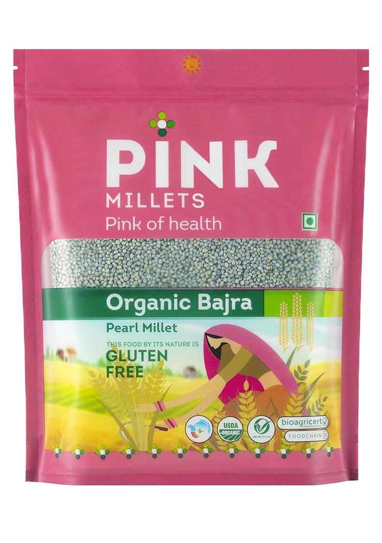 Pink Millets Certified Organic Whole Bajra