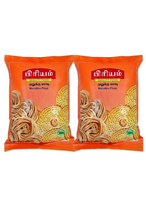 Priyam Foods Murukku Flour, 2-Pack, 2X500G