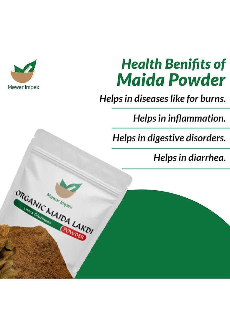Mewar Impex Organic Meda Lakdi Powder 200 Gm -Maida Lakdi Powder