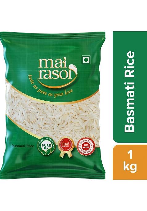 Mai Rasoi Basmati Rice/Basmati Chawal Royale Biryani Special, 1 Kg Pouch