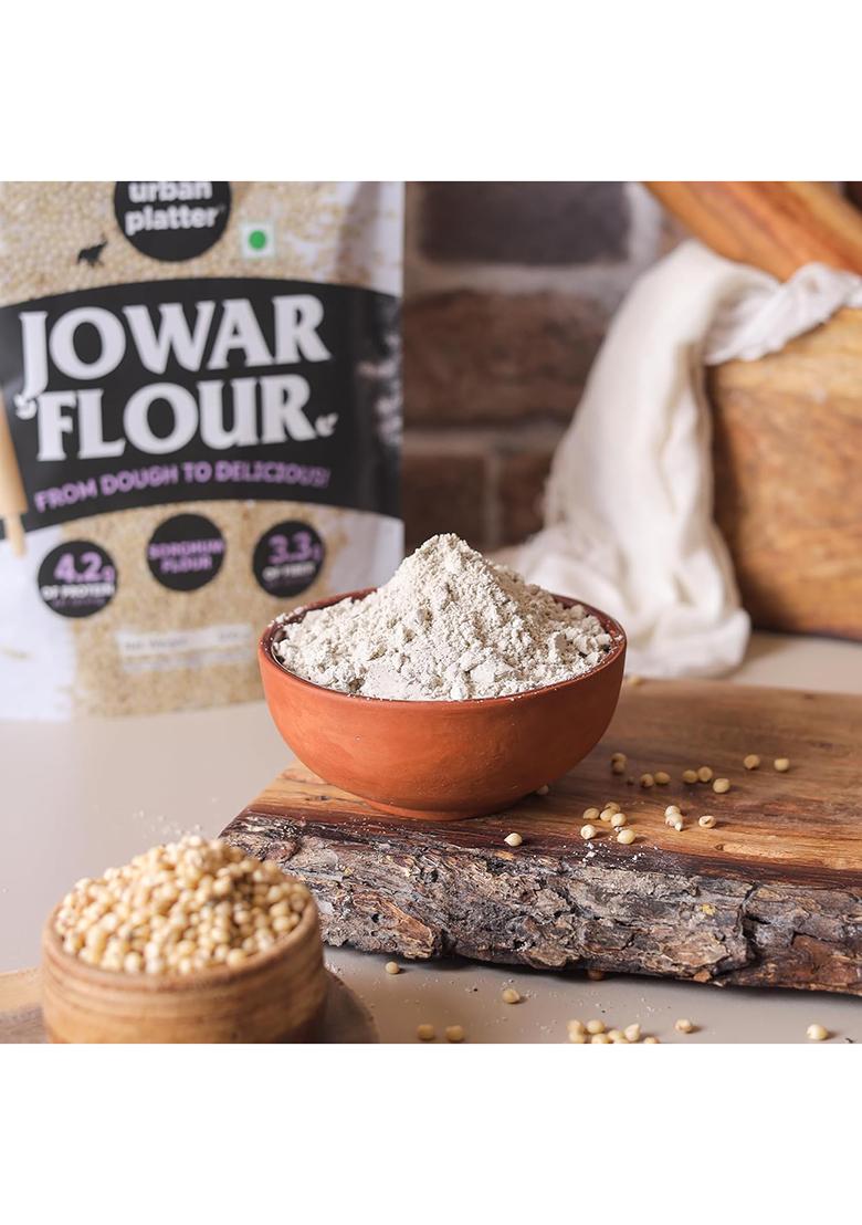 Urban Platter Jowar Flour, 500G (Sorghum Flour | Ancient Supergrain | Rich In Fibre, Iron & Protein)