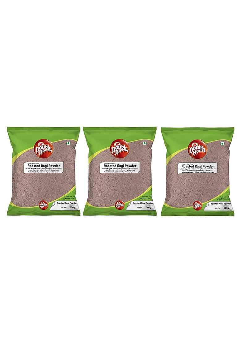 Double Horse Healthy Roasted Ragi Powder