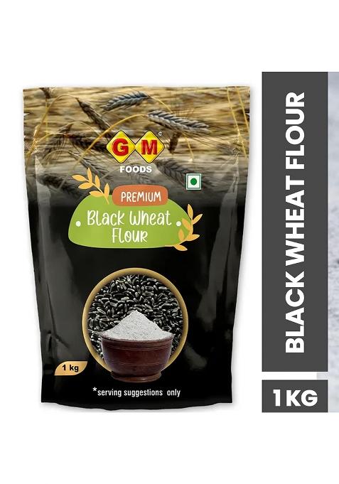 Black Wheat Flour 1Kg | Rich In Antioxidants & Dietary Fiber | Stone-Ground Whole Grain Atta | Healthy Multigrain Alternative For Everyday Cooking | Ideal For Healthy Rotis & Baking | Natural Atta