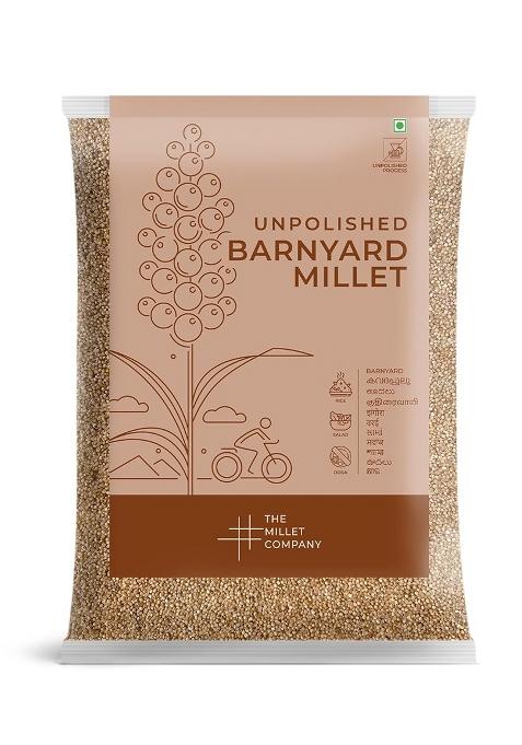 The Millet Company Unpolished Barnyard Millet 1 Kg, Sanva, Oodalu, Bhagar, Gluten Free, Natural Farm Produce, High Fibre Millets, Healthy Food Alternatives (1)