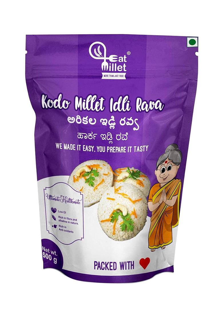 Eat Millet Kodo Millet Idli Rava 500G (Pk Of 2)