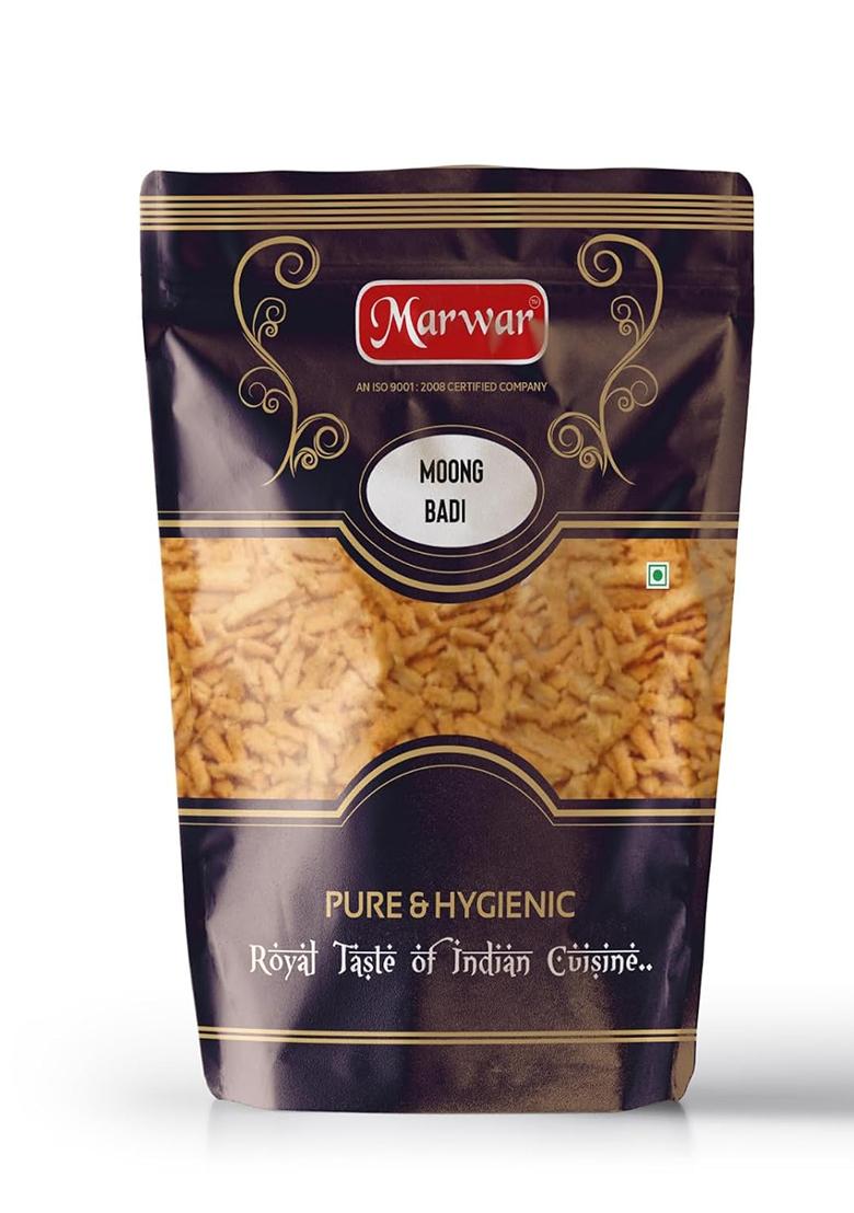 Marwar Moong Dal Badi | 800Gm | Mangodi Wadi | Mangori | Moong Dal Vadi | Home Made Marwadi Mangori | Ready To Cook | Rich In Nutrients