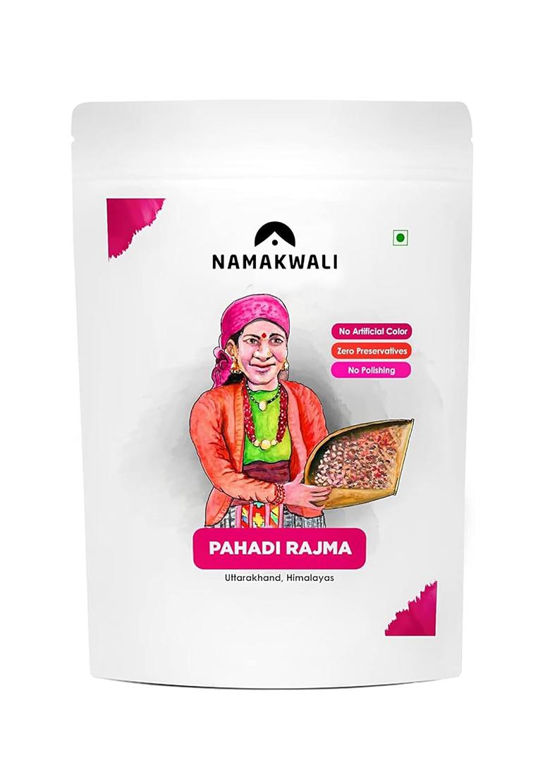 Namakwali Himalayan Munsiyari Rajma, White Kidney Beans From Uttarakhand, Unpolished, Quick Boiling And Creamy Texture, High Protein And Fibre, Gi-Tagged, Natural And Chemical-Free, 400G | Sharktank India