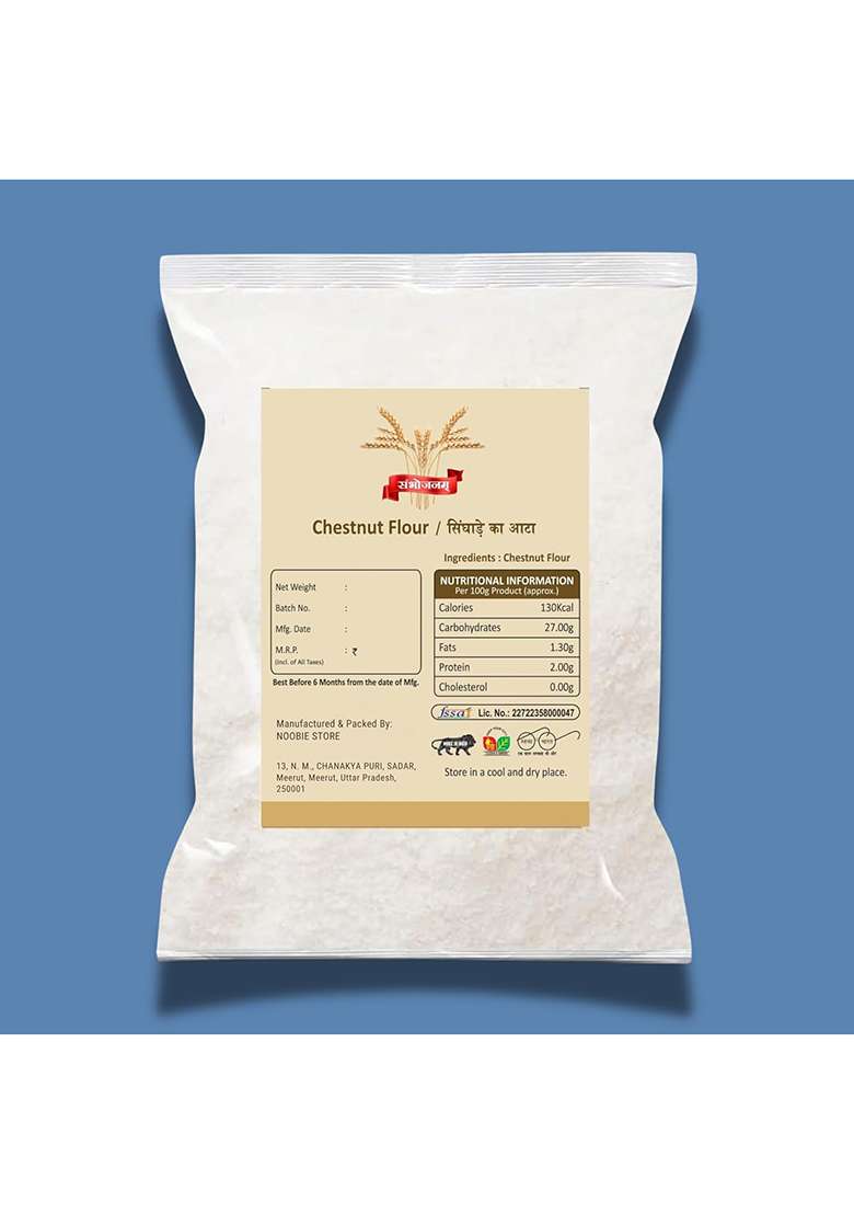 Sambhojanam Singhara Atta-1 Kg| Nutrients Rich Water Chestnut Flour For Fasting| Stone Grounded Gluten Free Singhada Atta| Potassium And Iodine Rich Singhara Flour Upwaas Ke Liye - Indya