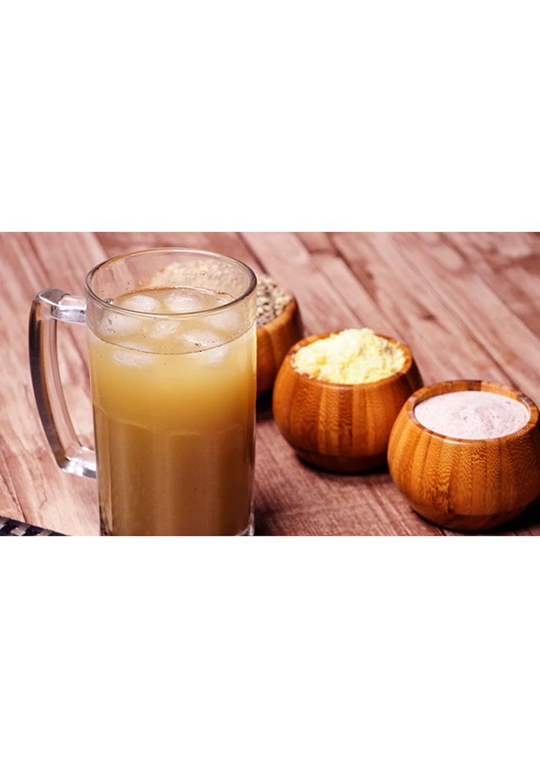 Shiva'S Jau Chana Mix Sattu Pack Of 400G | Roasted Barley & Chana Blend | Natural Summer Drink, High Fiber & Protein | Ayurvedic Cooling Superfood | Healthy Digestive | Sattu Atta