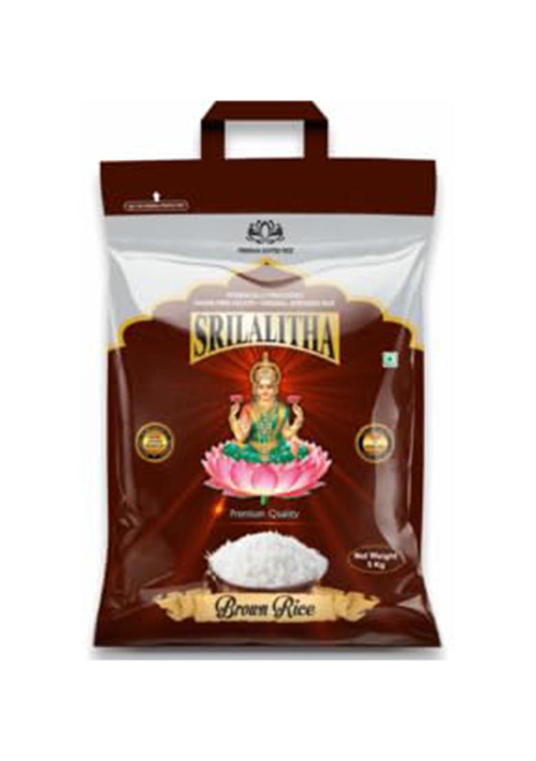Sri Lalitha Brown Rice, 5 Kg+250G Sf Rice Ravva