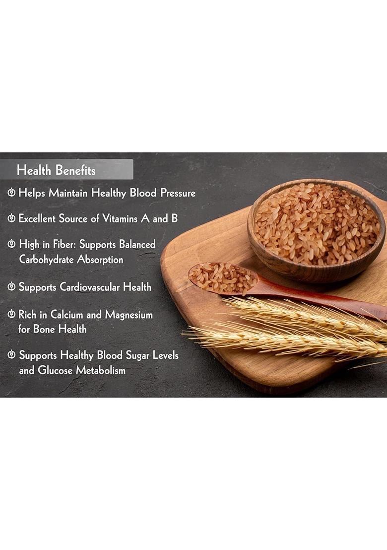 Aranyaka Kerala Matta Rice | 5Kg | Low Glycemic Index | Diabetic-Friendly | Unpolished & Parboiled Medium-Grain Rose Matta Rice (Palakkadan Matta) | (2.5Kg X 2)