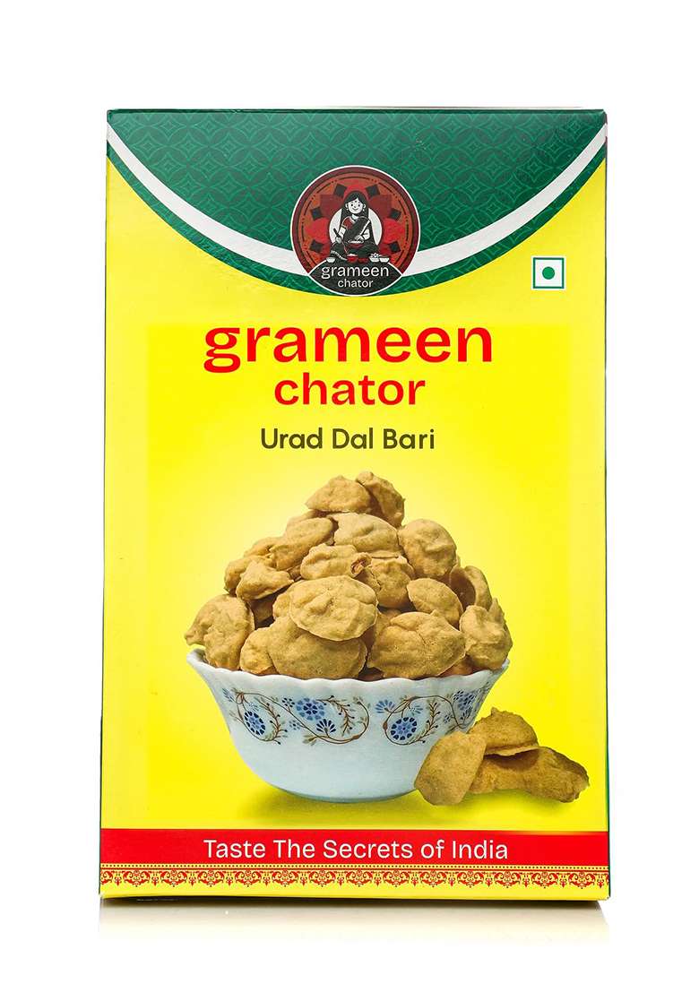 Grameen Chator Urad Dal Bari - 250G (Pack Of 1) | 100% Homemade In Small Batches | Rich In Protein | No Preservatives And Artificial Colors | Gmo Free | Ready To Cook | Healthy Snack & Side Dish - Indya